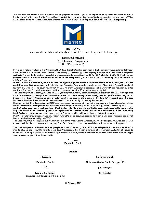 €5 bn Debt Issuance Programme Prospectus