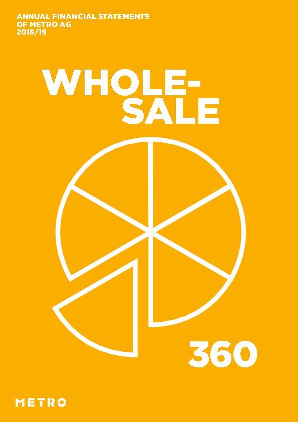 Annual Financial Statements of METRO AG 2018/19