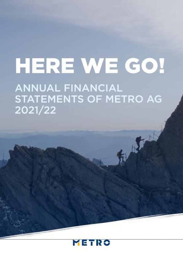 Annual Financial Statements of METRO AG 2021/22